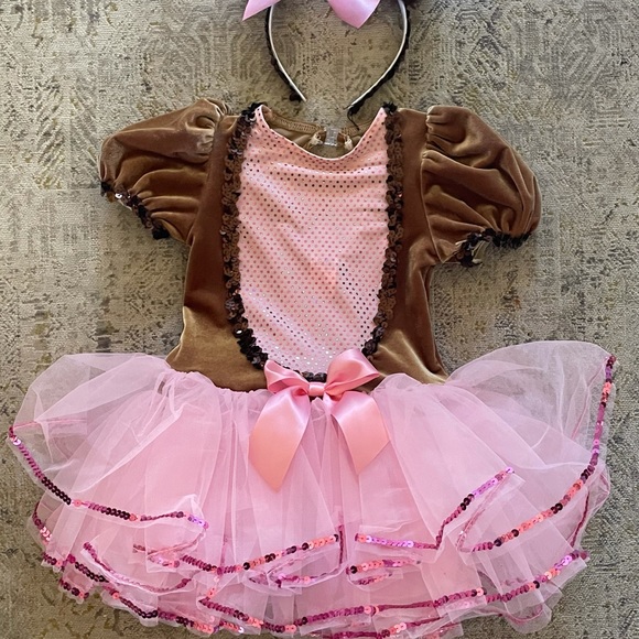 Teddy Bear tulle tutu costume - Picture 3 of 6